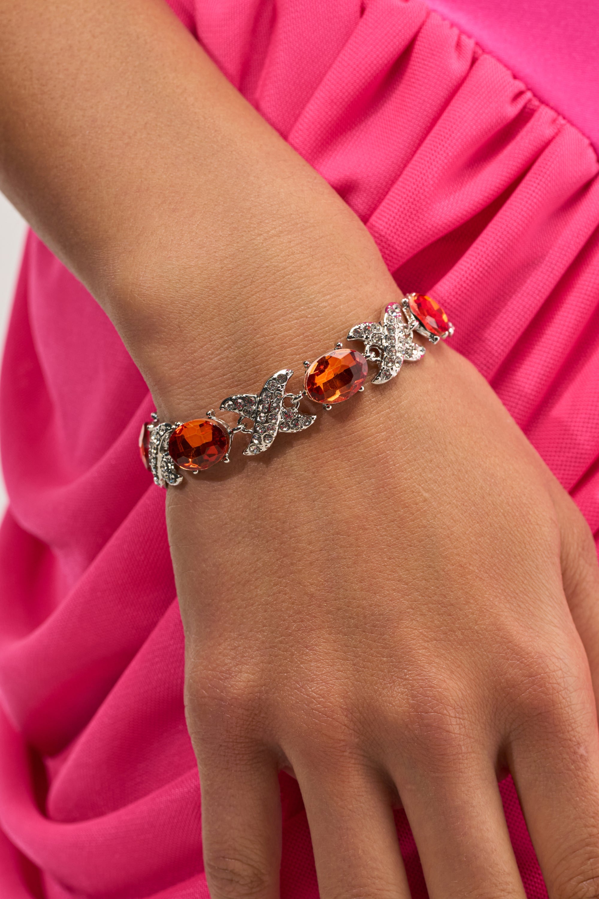 ORANGE YA GLAD LINK BRACELET