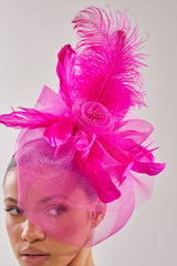 DERBY DAY PINK FASCINATOR