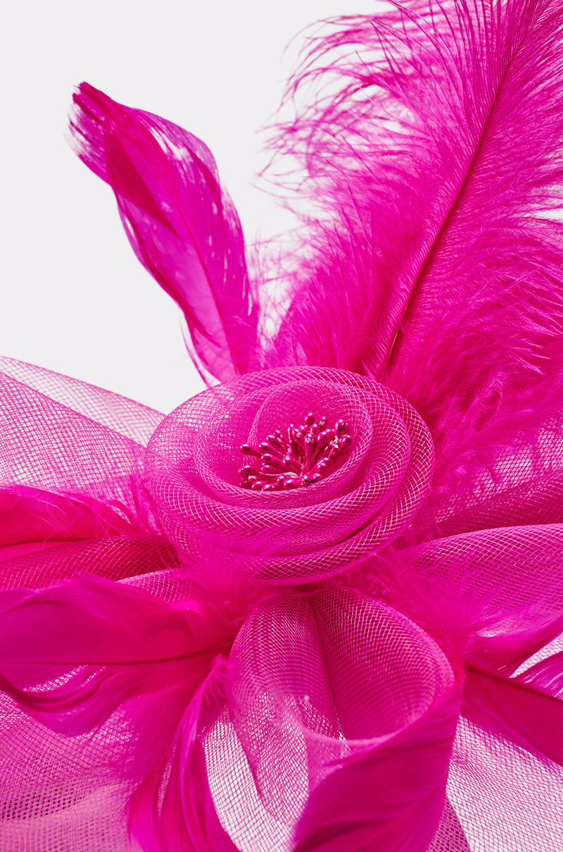 DERBY DAY PINK FASCINATOR