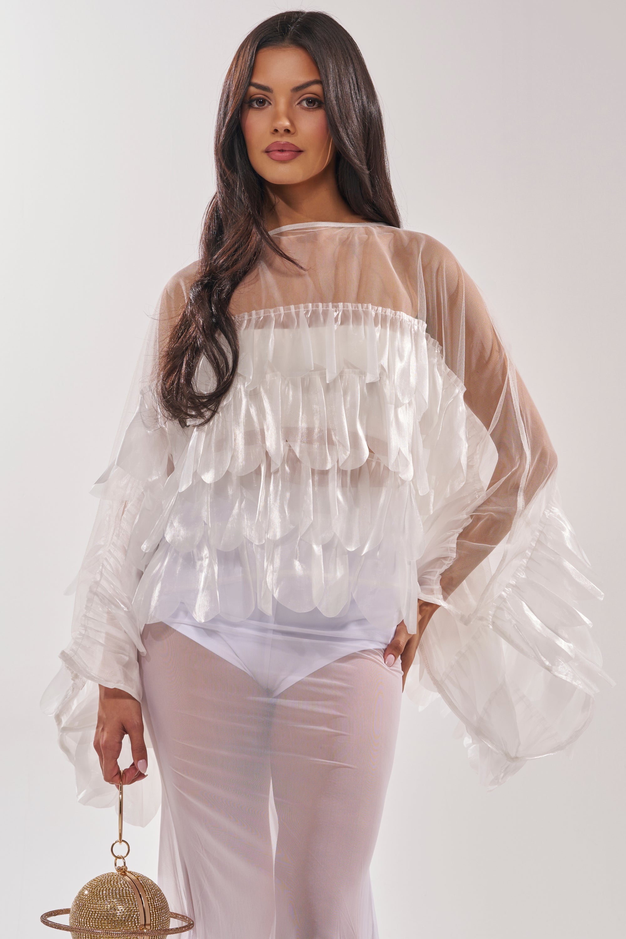 RUFFLE CITY BLOUSE