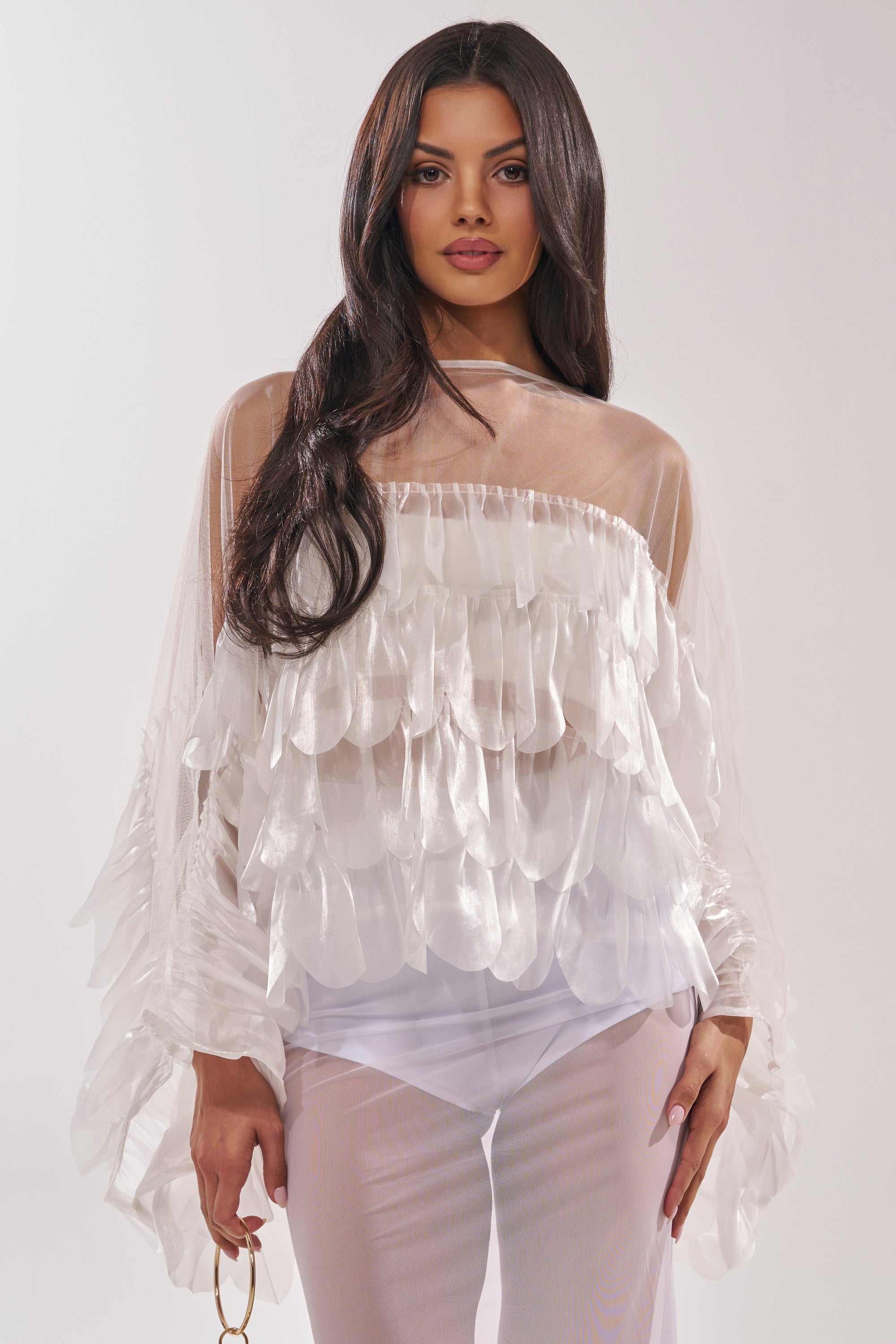 RUFFLE CITY BLOUSE