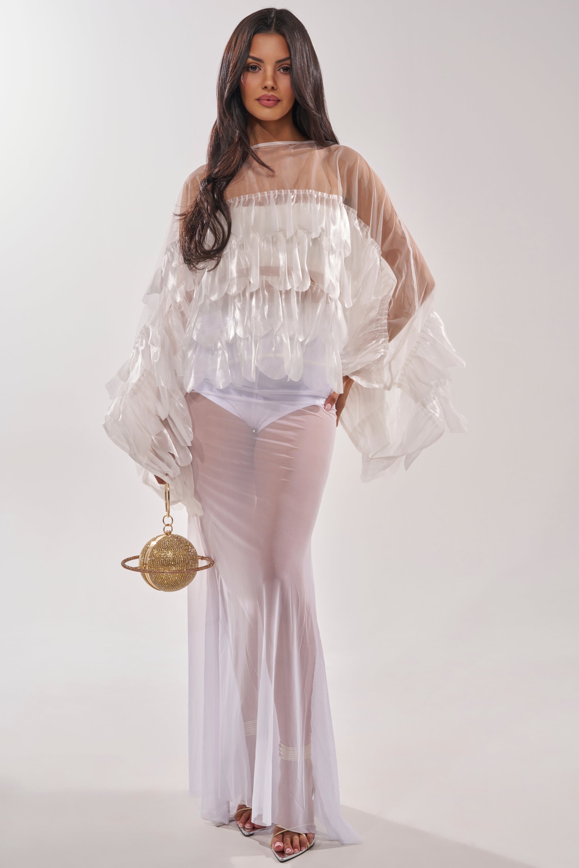 RUFFLE CITY BLOUSE
