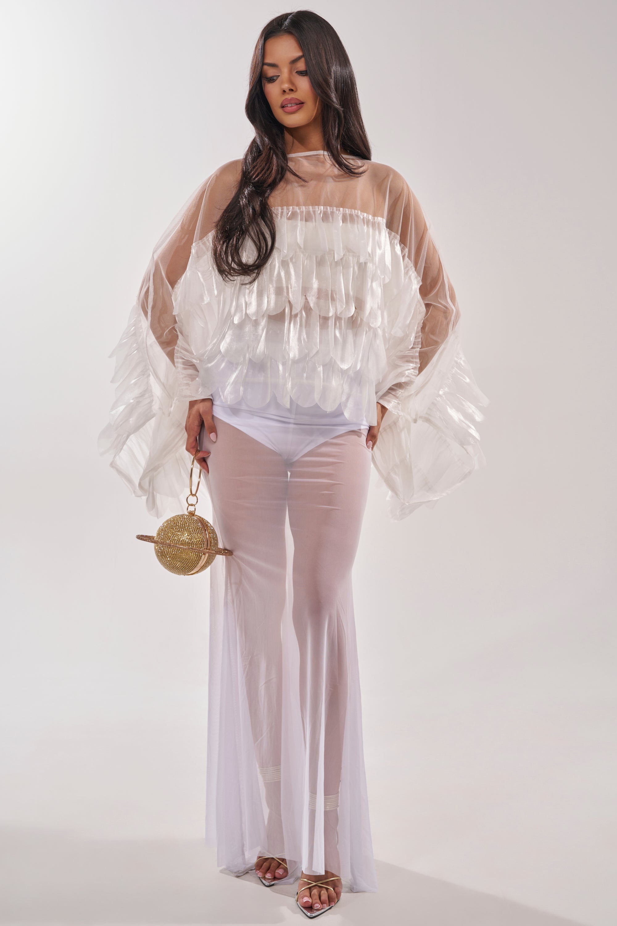 RUFFLE CITY BLOUSE
