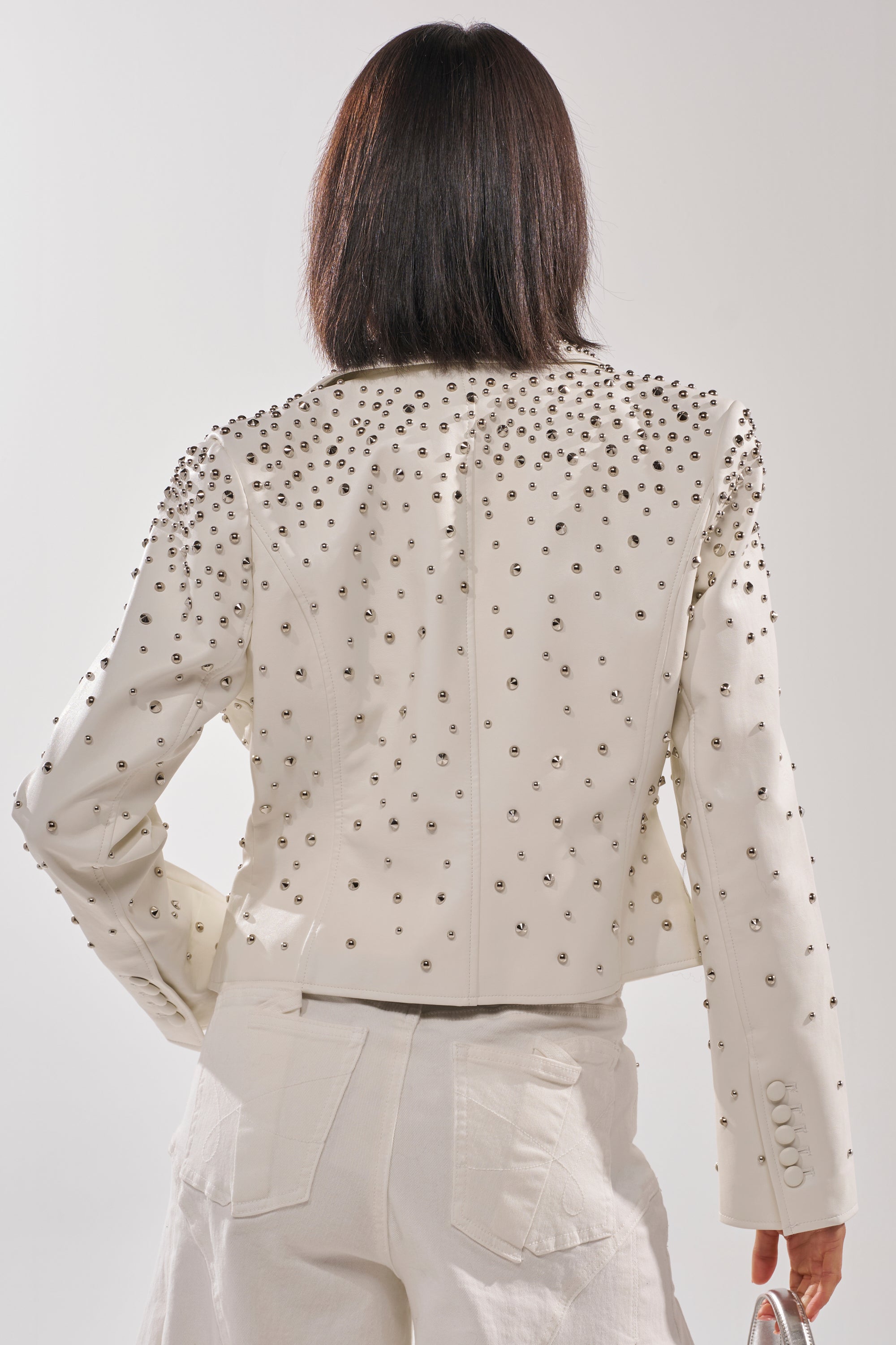 VIVA VEGAS FITTED MOTO JACKET