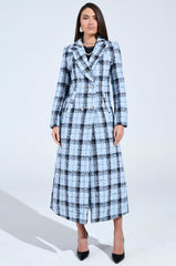 SMOOTH TRANSITION TWEED TRENCH