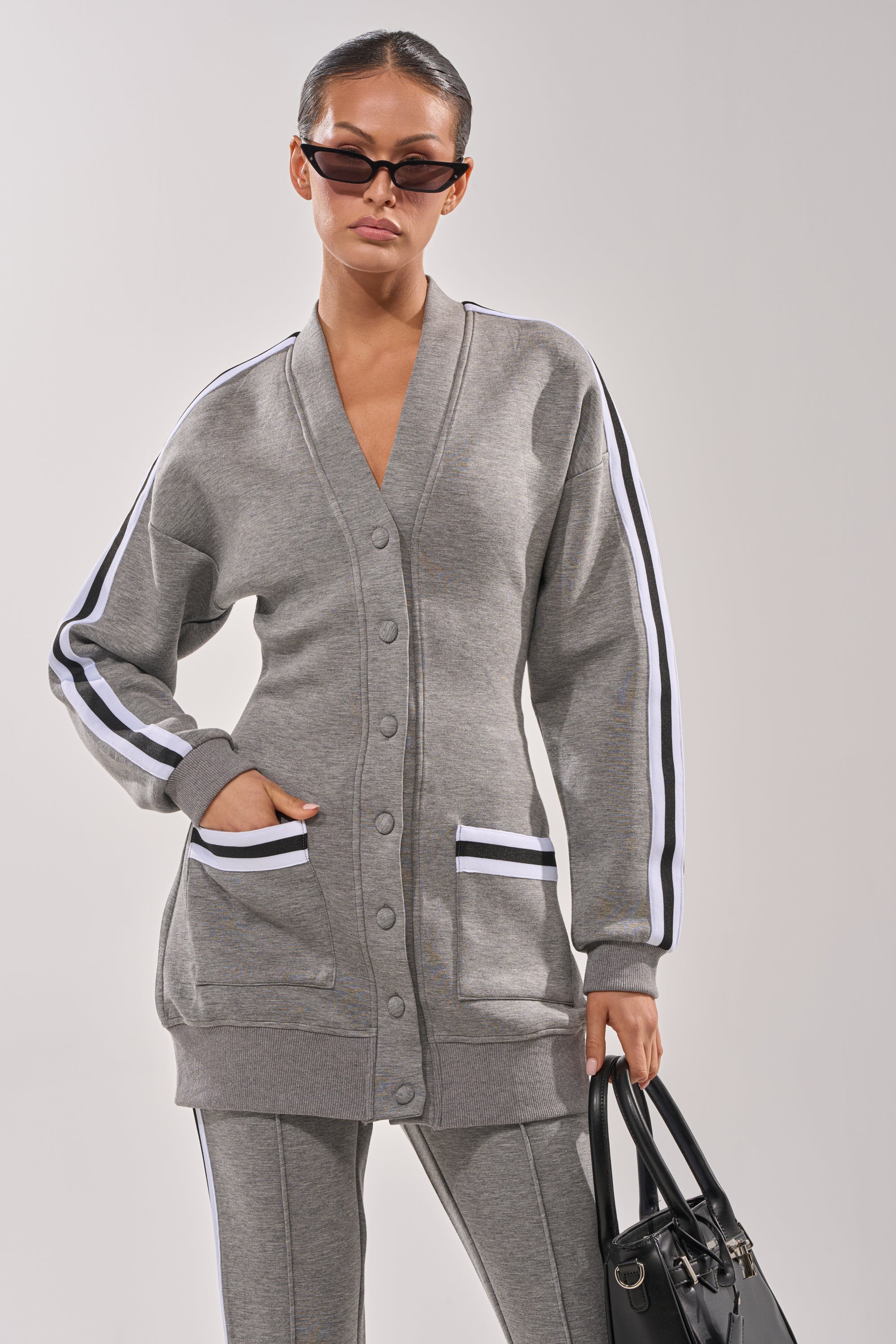 YOU KNOW THE DRILL CARDIGAN