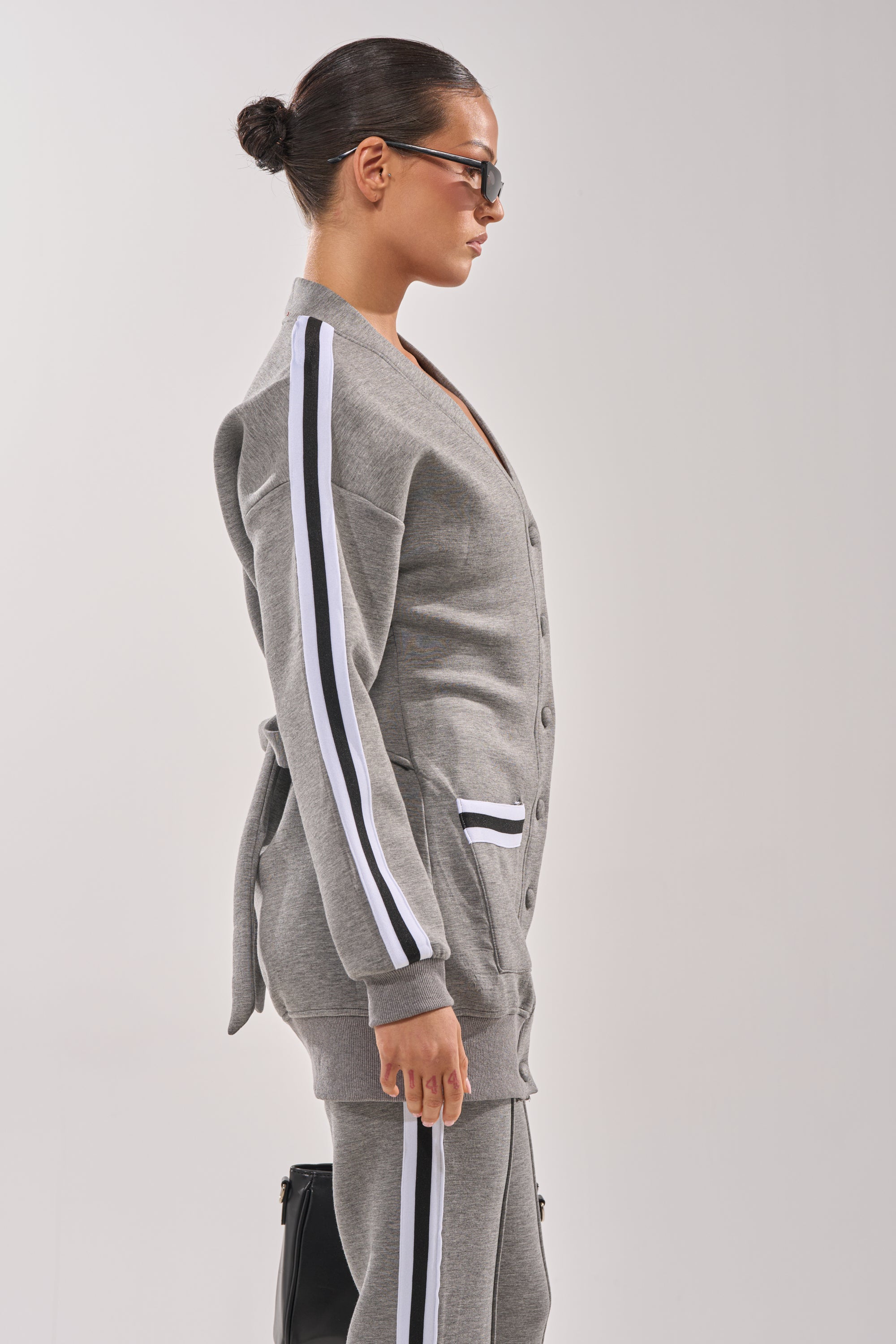 YOU KNOW THE DRILL CARDIGAN