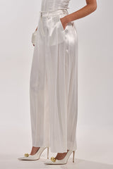 IRIS SATIN PLEATED PANT