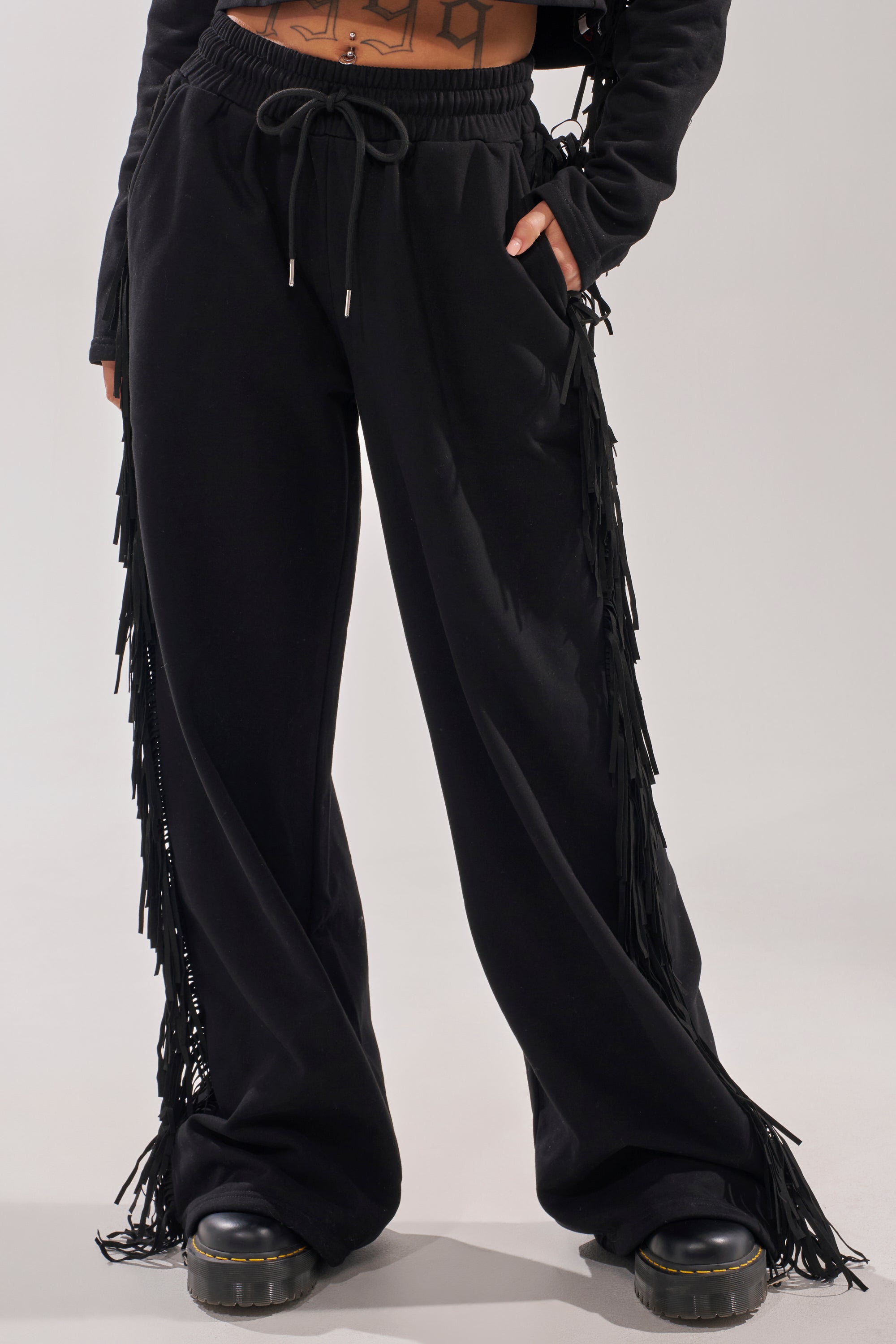 PLAYING CARDS WIDE LEG JOGGER