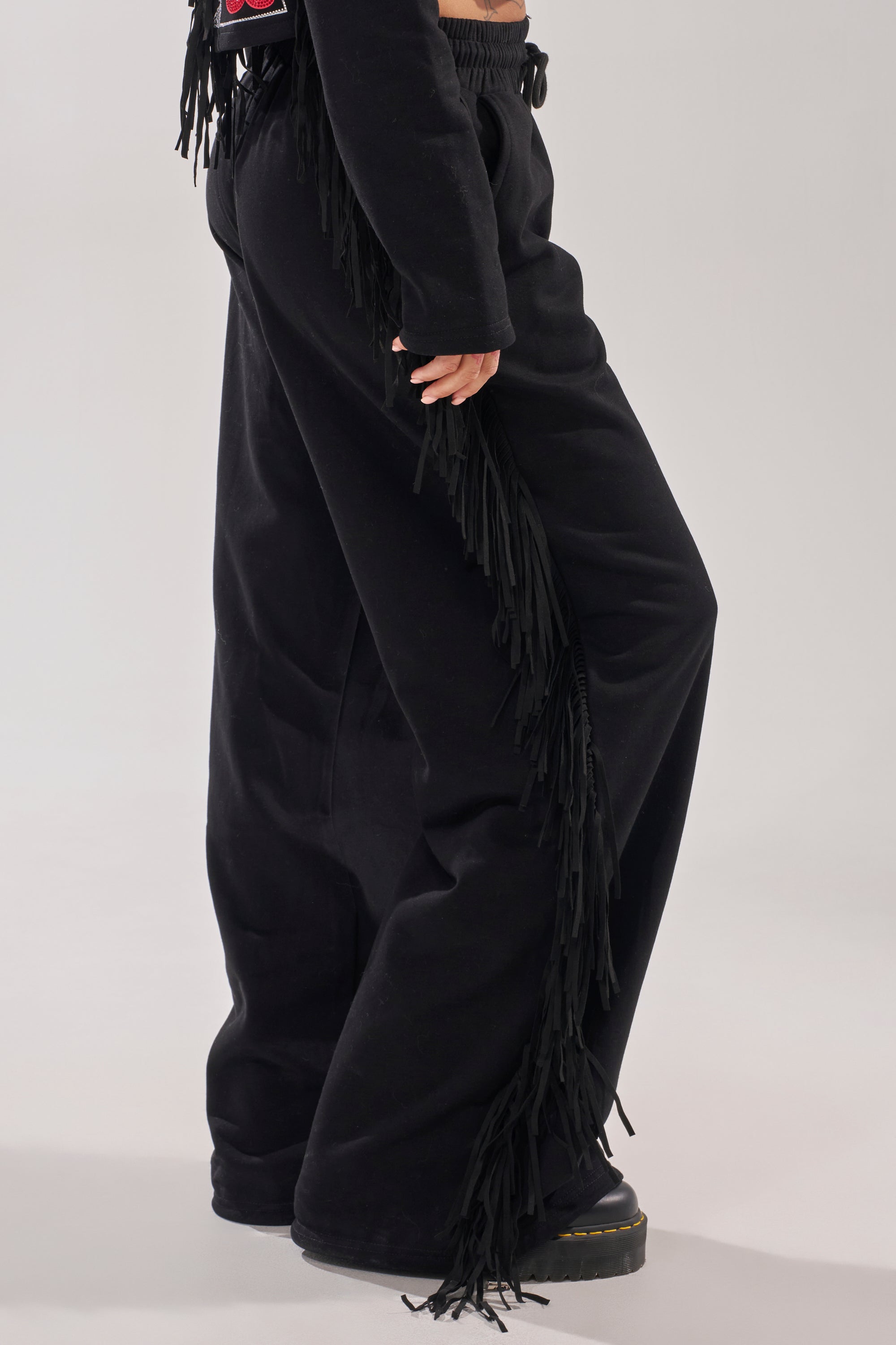 PLAYING CARDS WIDE LEG JOGGER