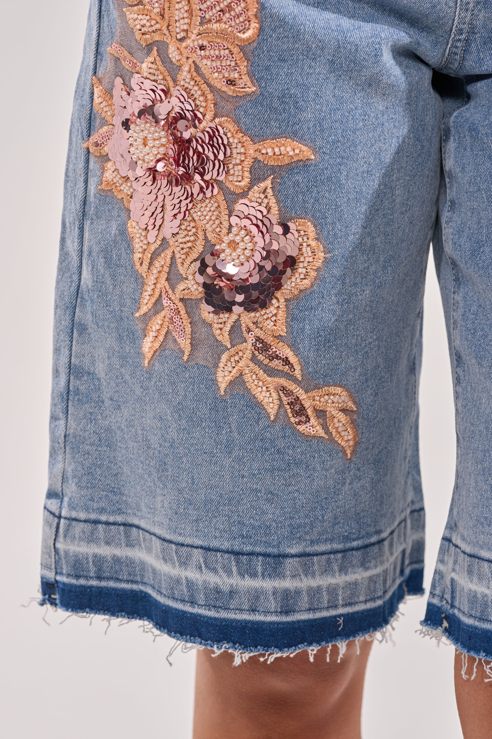 TRY ME DENIM BERMUDA SHORT