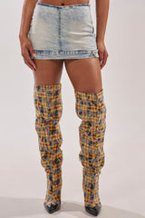 BABY GIRL DENIM MINI SKORT