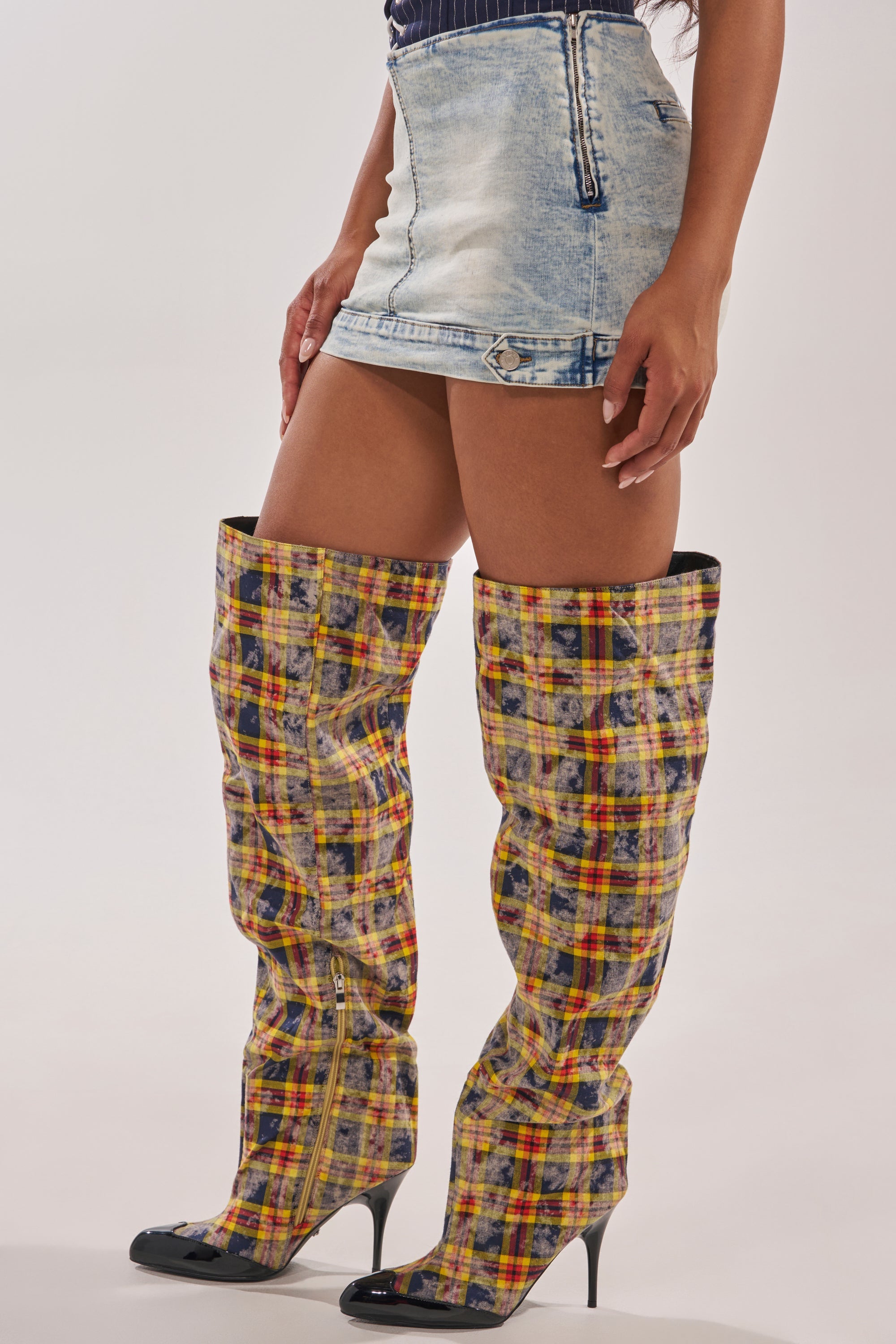 BABY GIRL DENIM MINI SKORT