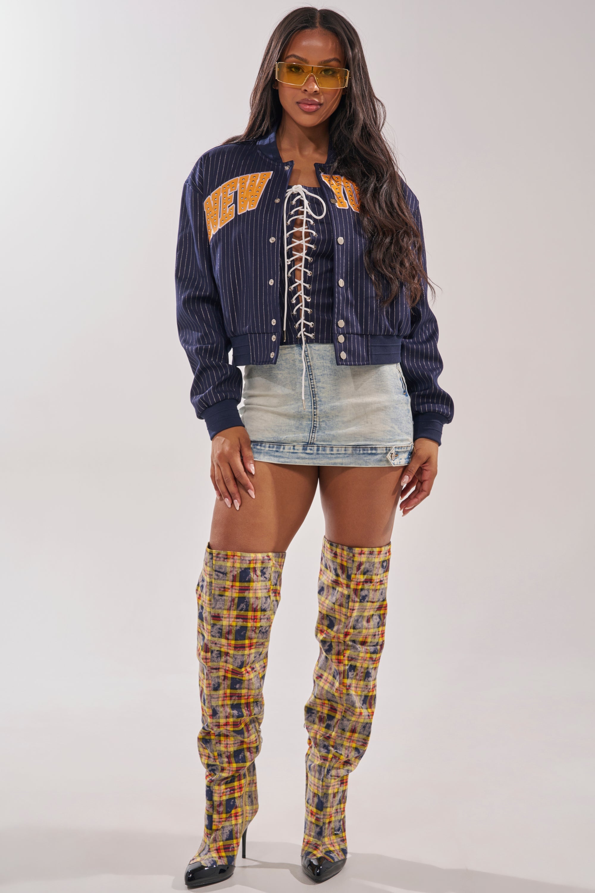 BABY GIRL DENIM MINI SKORT