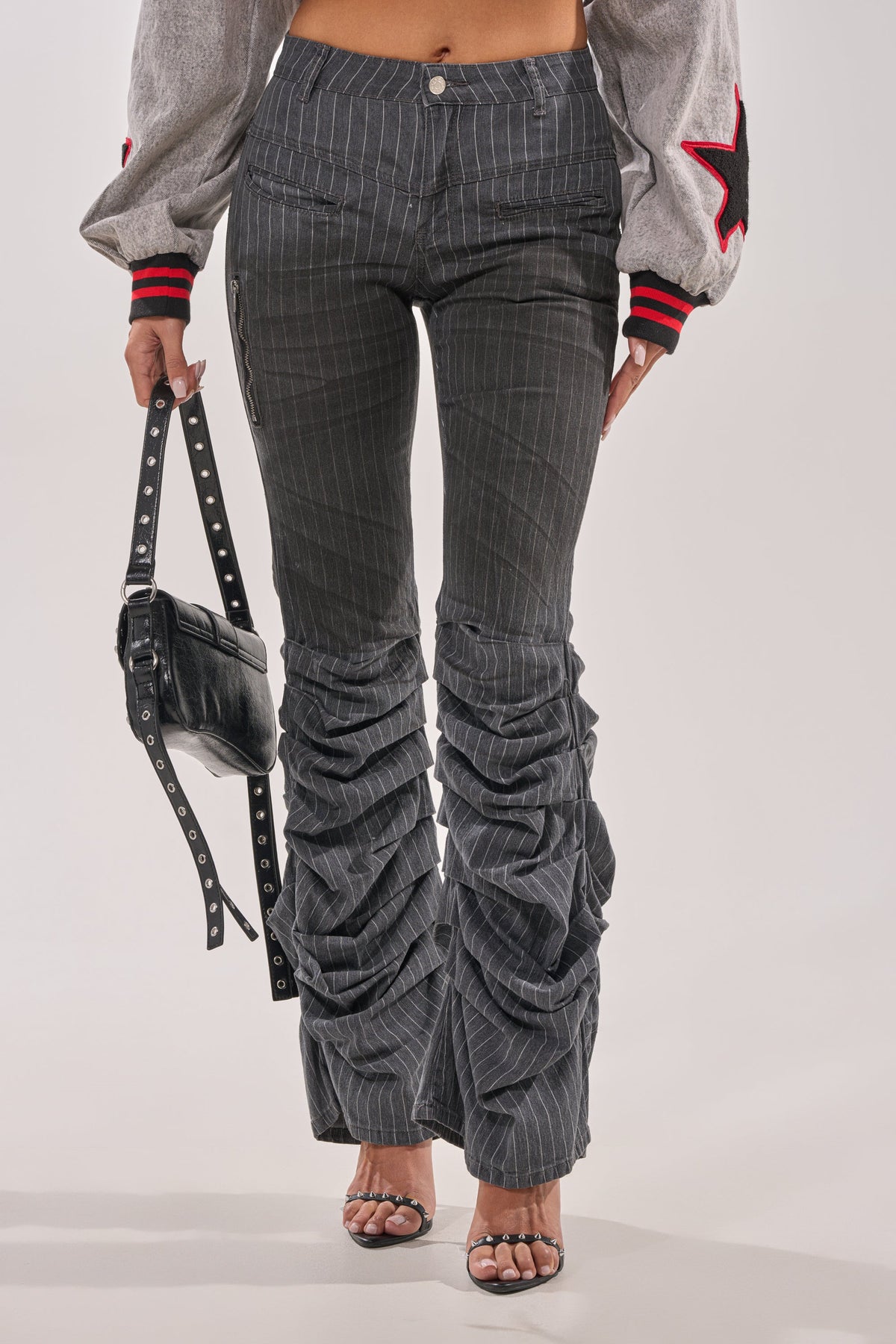 TALK TO ME STRIPE TROUSER
