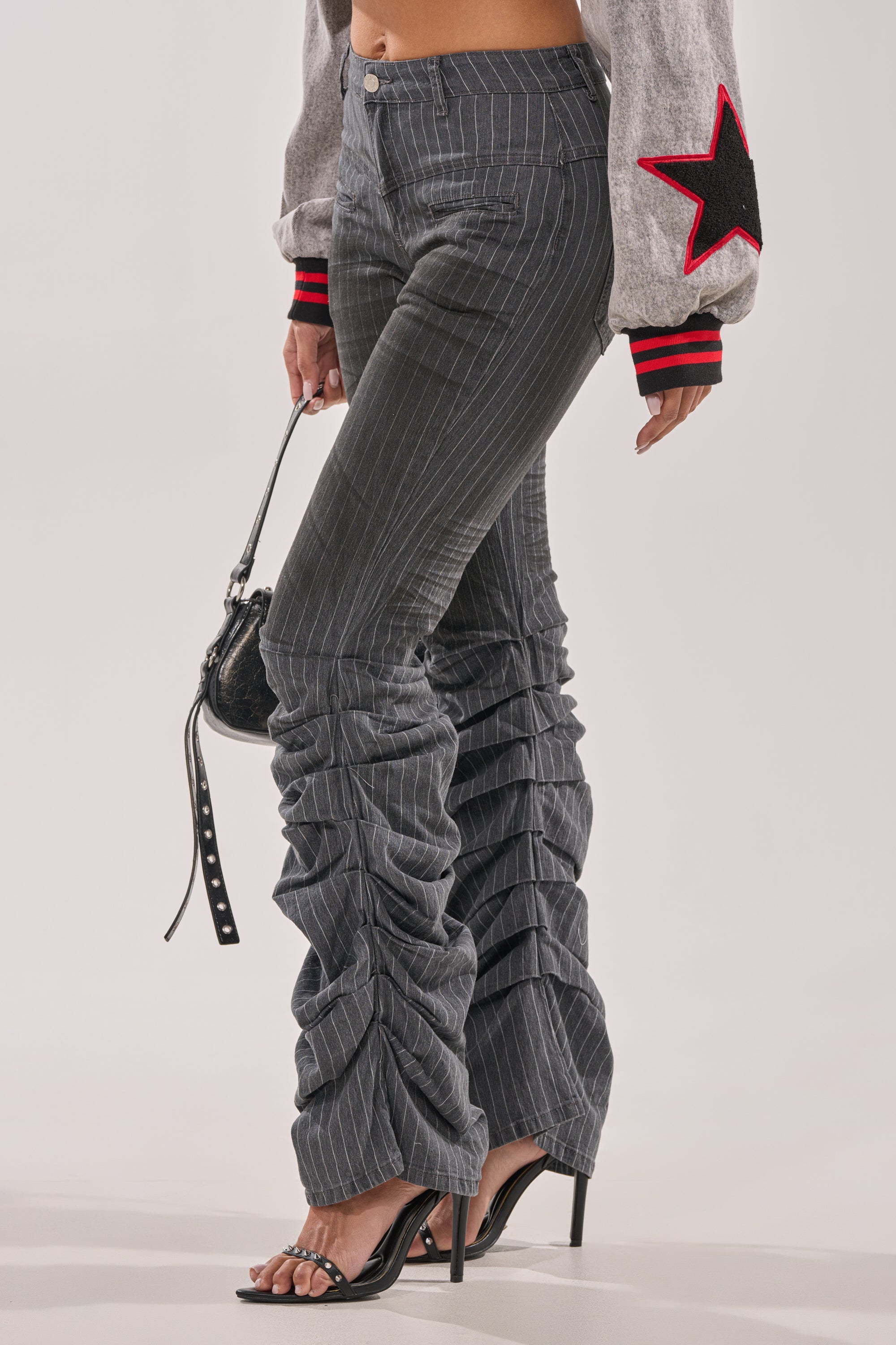 TALK TO ME STRIPE TROUSER