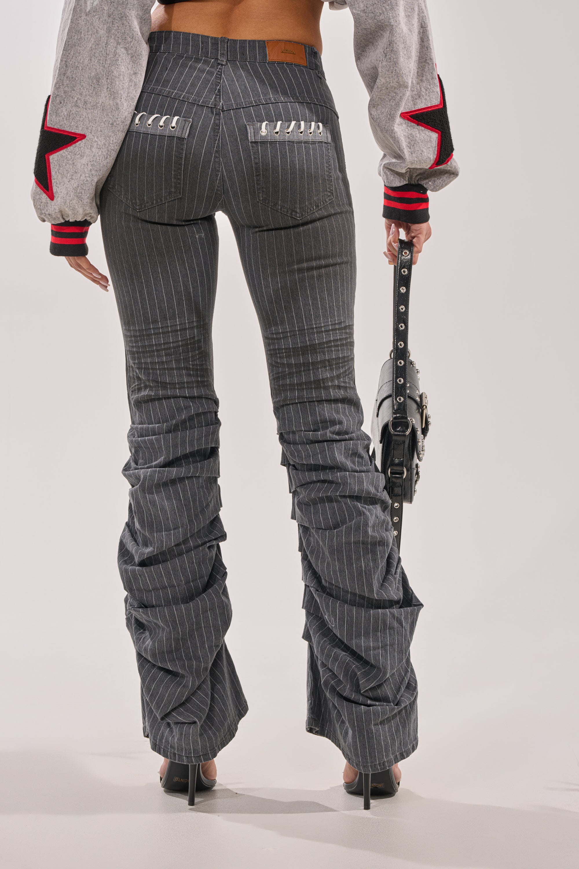 TALK TO ME STRIPE TROUSER
