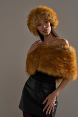 REALLY LIKE THAT FAUX FUR SHAWL