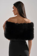 CLASSIC FAUX FUR SHAWL