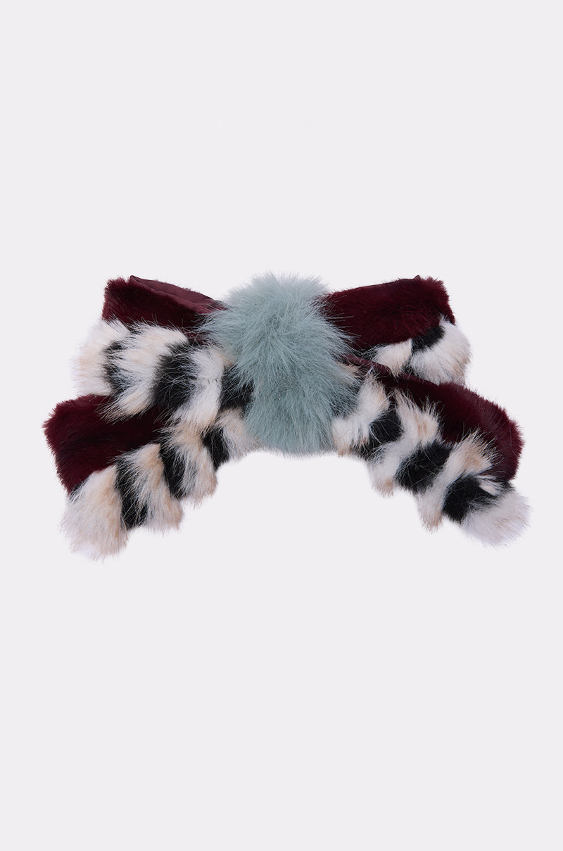 HAVE IT ALL FAUX FUR HAIR CLIP