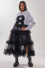 DO SOMETHING CRAZY SWEATSHIRT DRESS