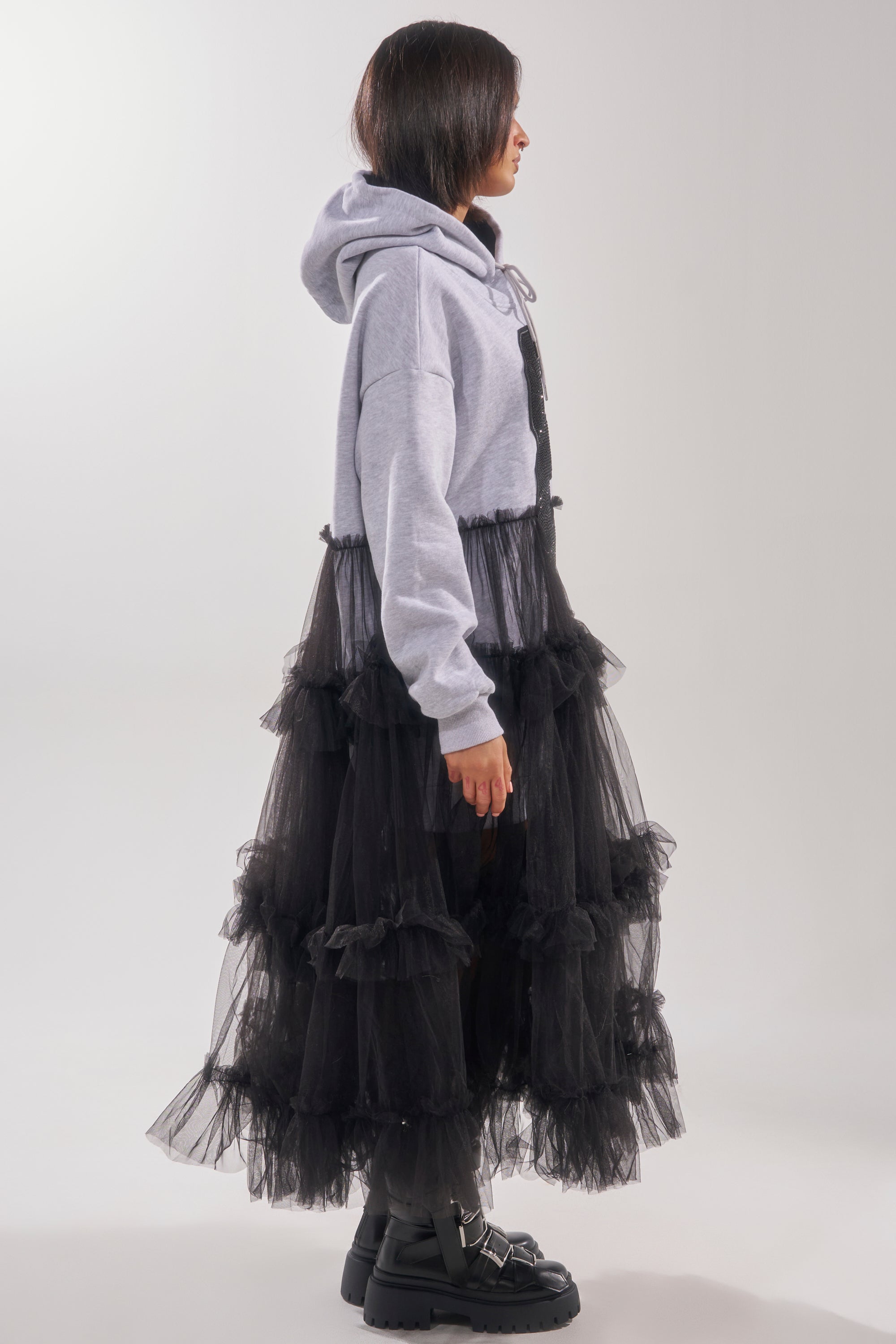 DO SOMETHING CRAZY SWEATSHIRT DRESS