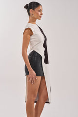 SILHOUETTE LONGLINE TEE