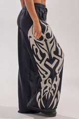 ON FIRE WIDE LEG JOGGER