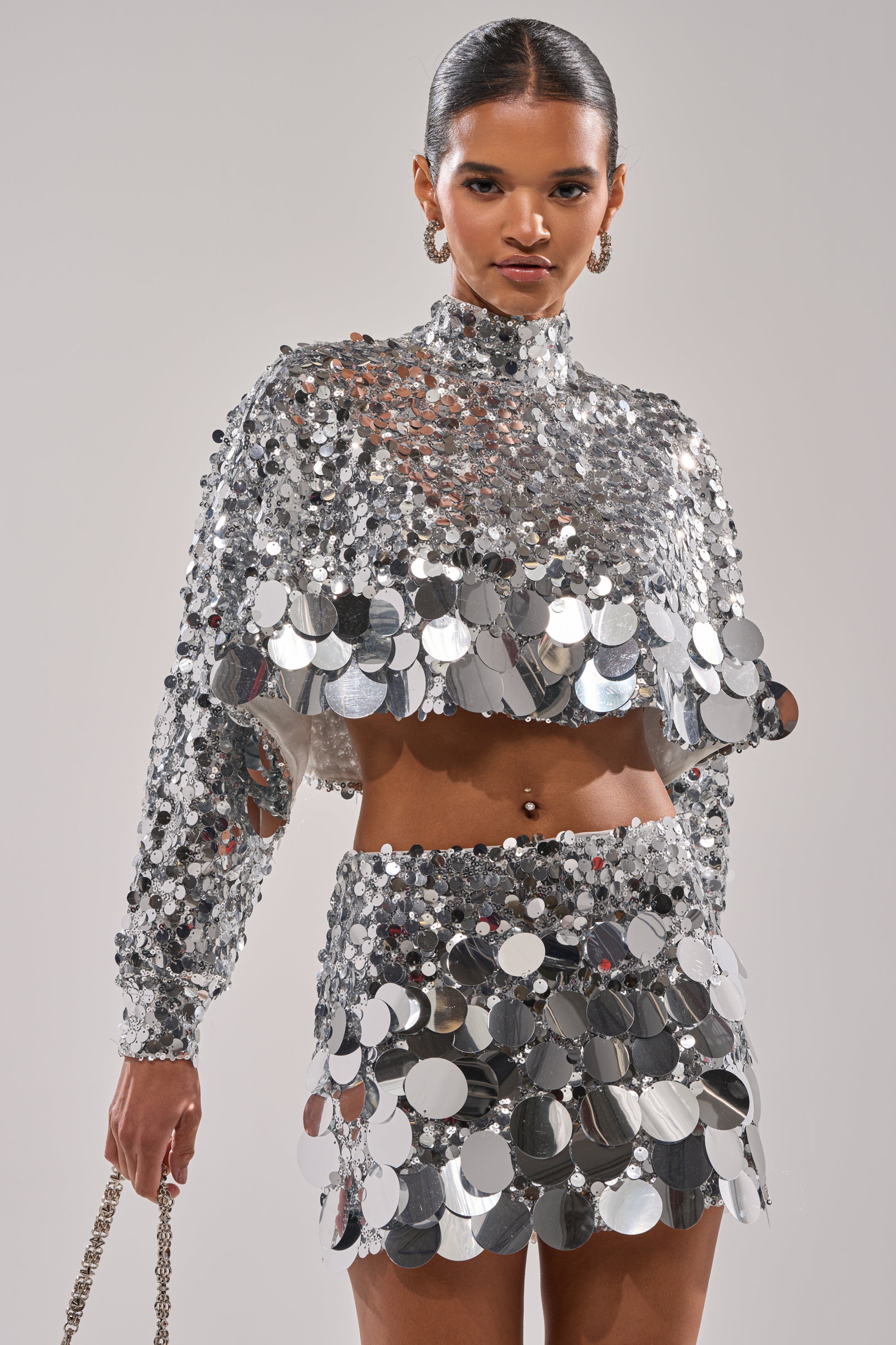 HOLIDAY BLING SEQUIN BLOUSE
