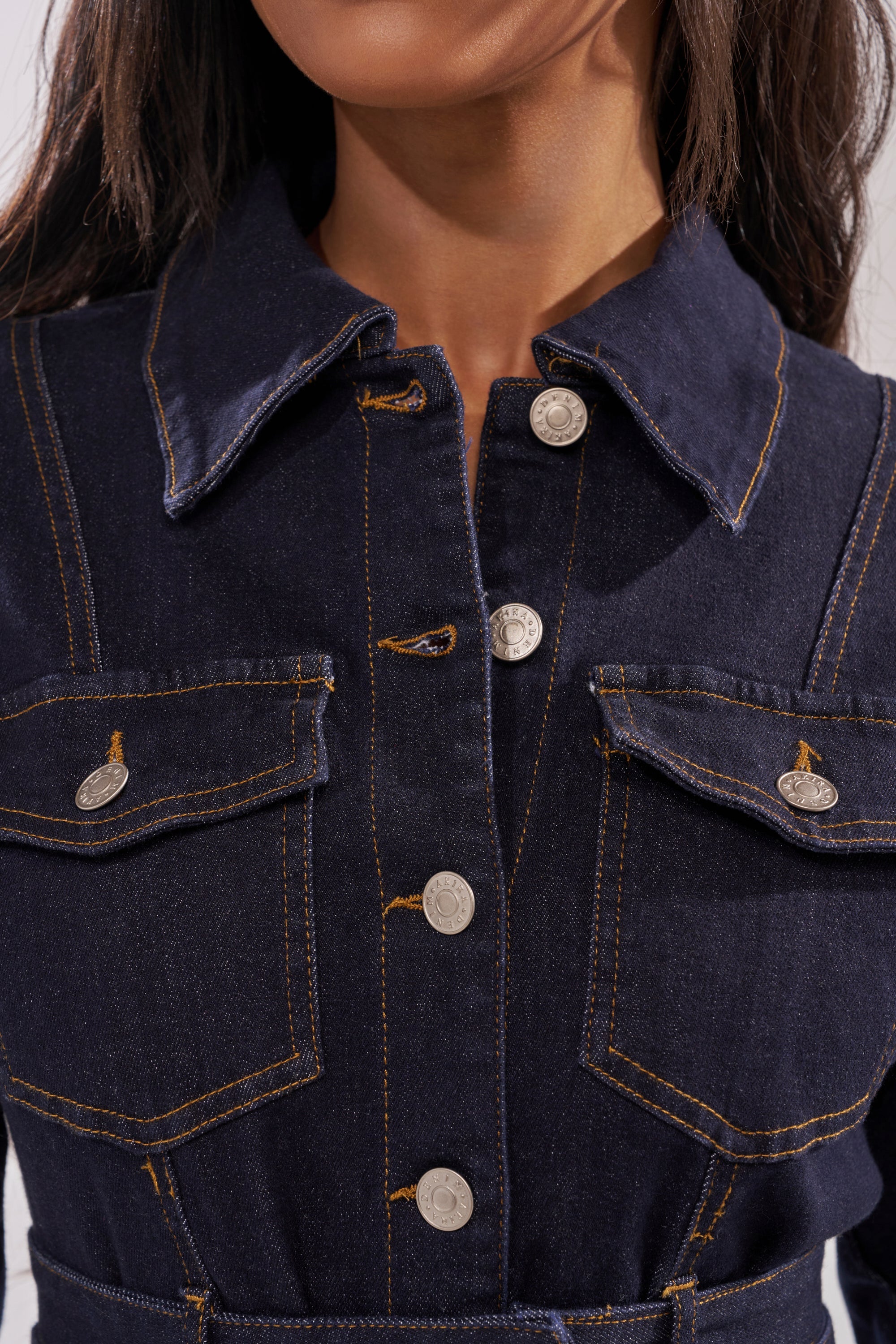 CITY NIGHTS DENIM BUTTON DOWN