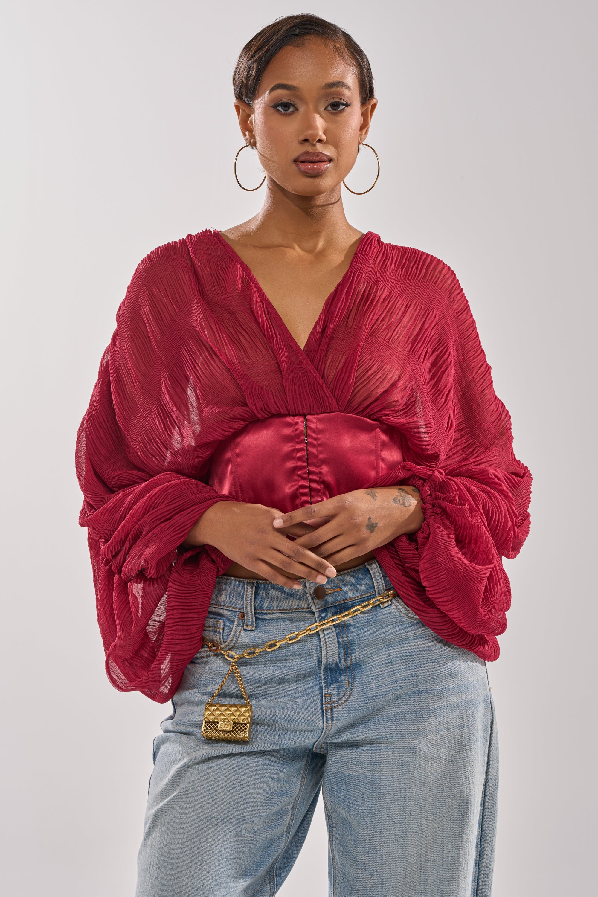 GIRLY PLZ BLOUSE