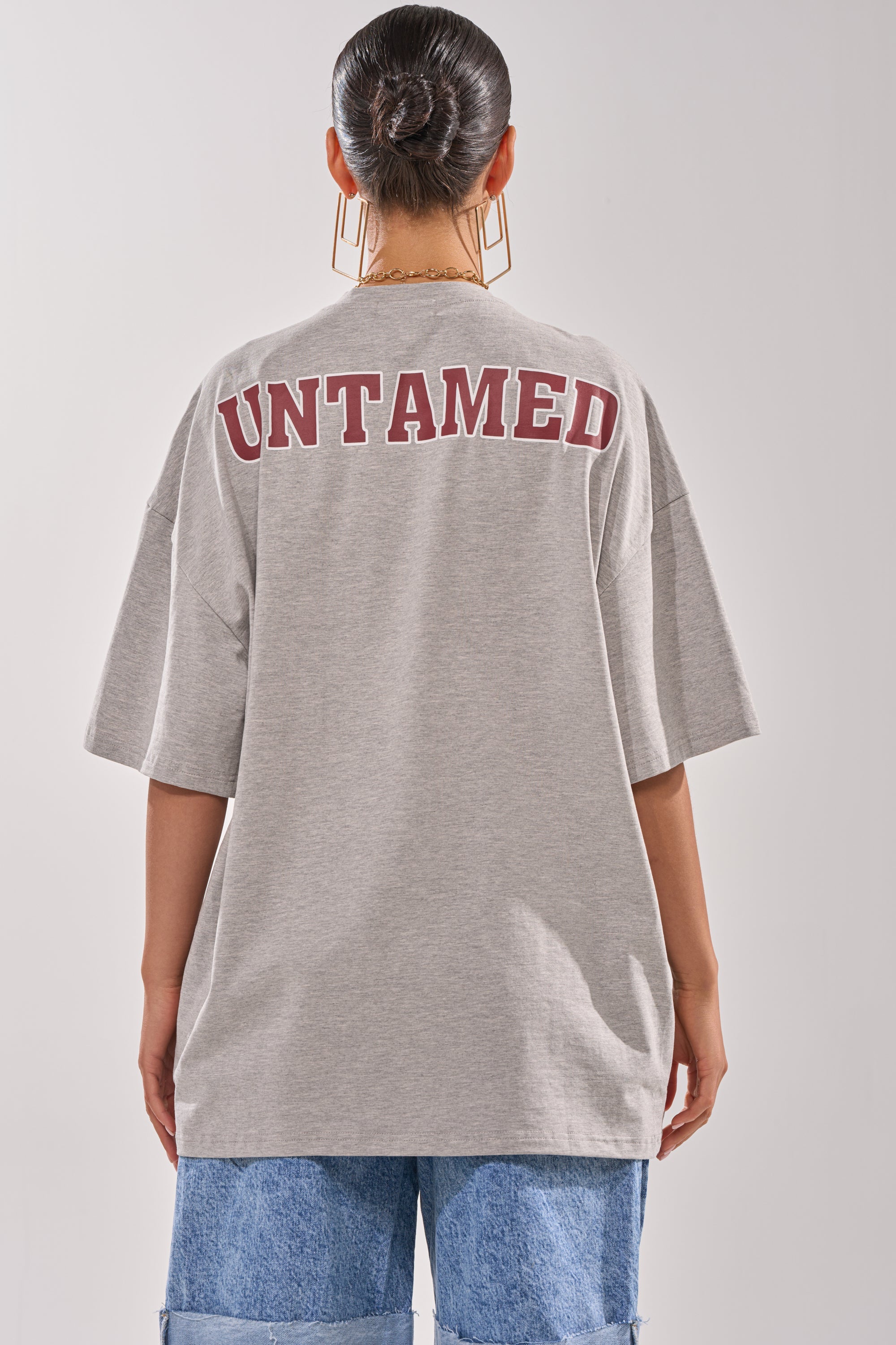 DISTRESSED FOR LIFE OVERSIZED TEE