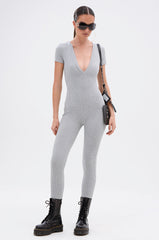 UNFORGETTABLE SHORT SLEEVE JUMPSUIT