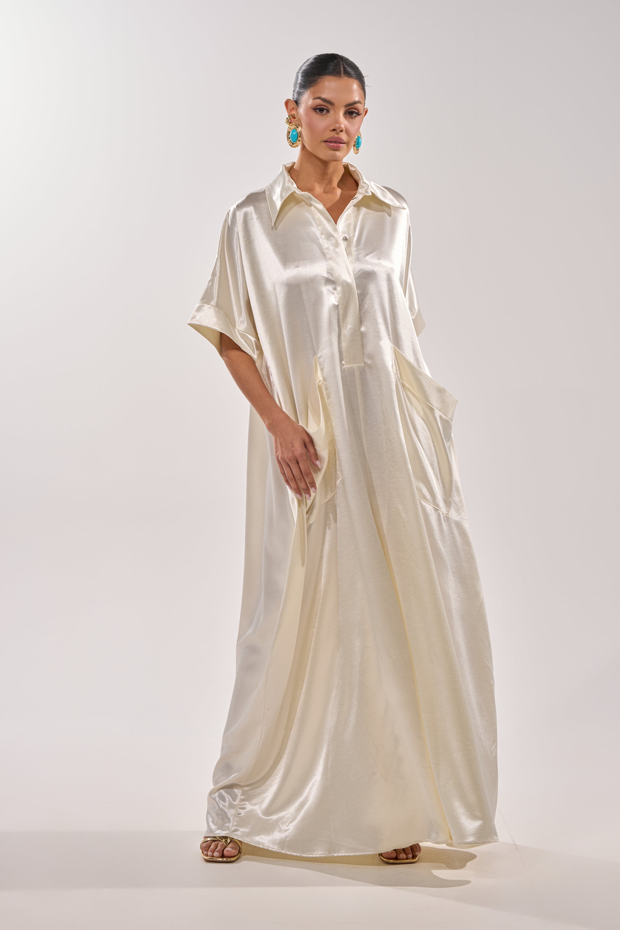 SHE'S RICH OVERSIZED JUMPSUIT IN LUXE CREAM