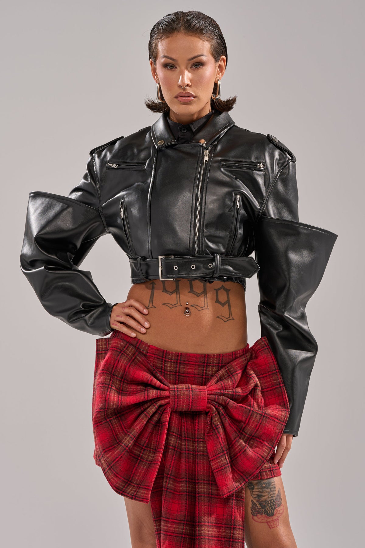 STACK IT UP CROPPED MOTO