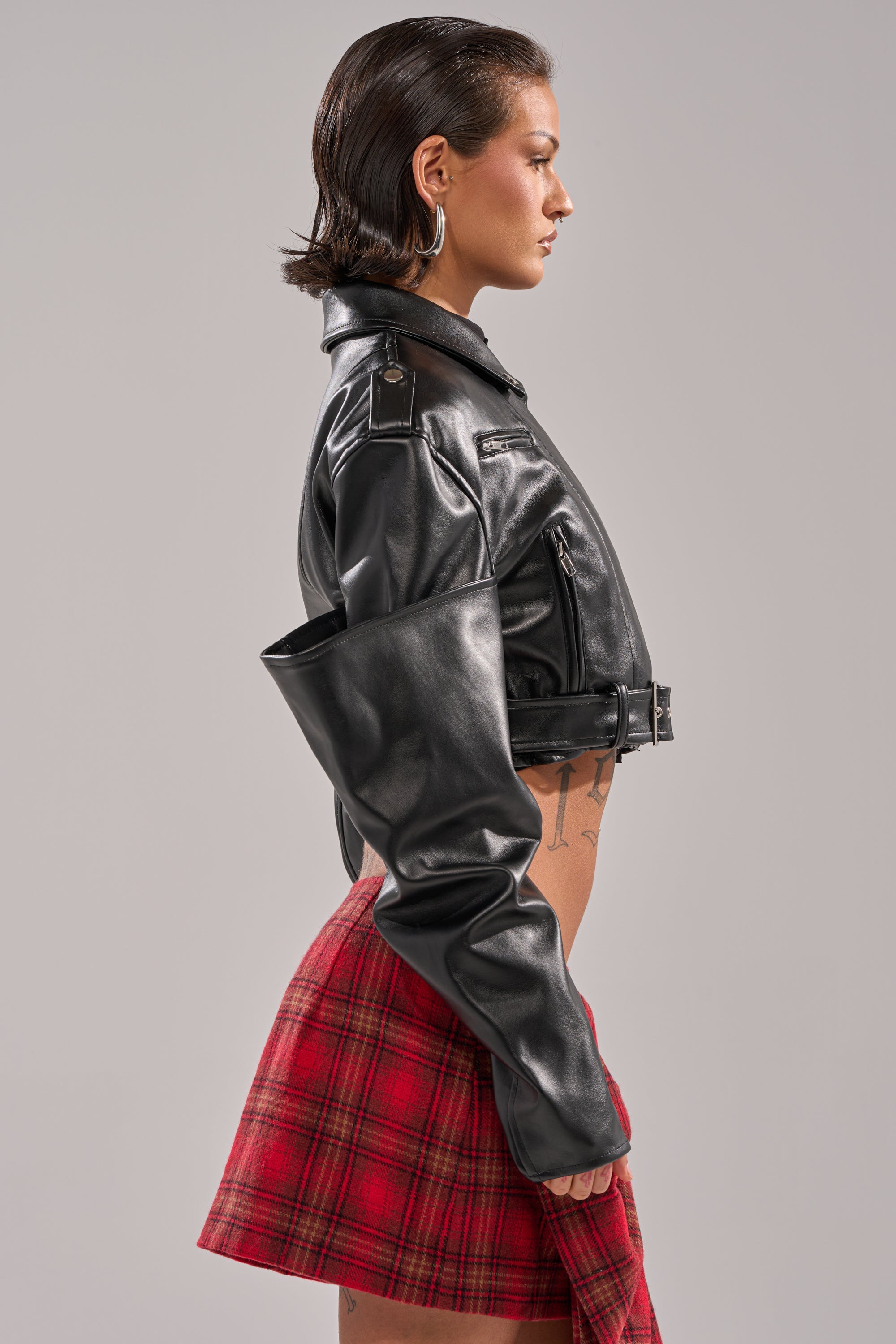 STACK IT UP CROPPED MOTO