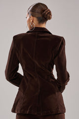 RAE VELVET DENIM BLAZER