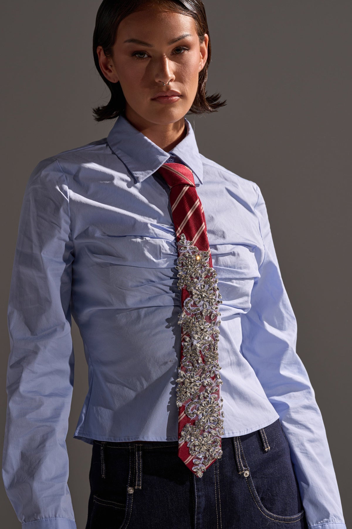 NOT YOUR TYPICAL TIE IN RED
