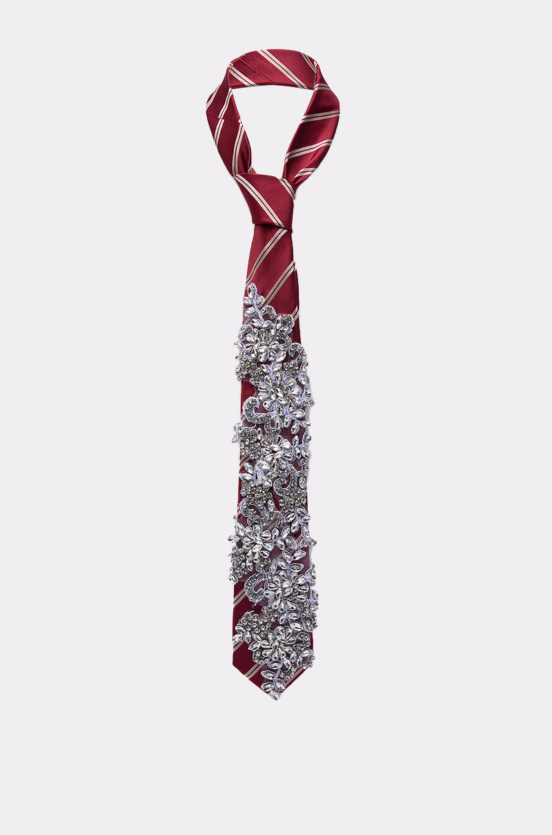 NOT YOUR TYPICAL TIE IN RED