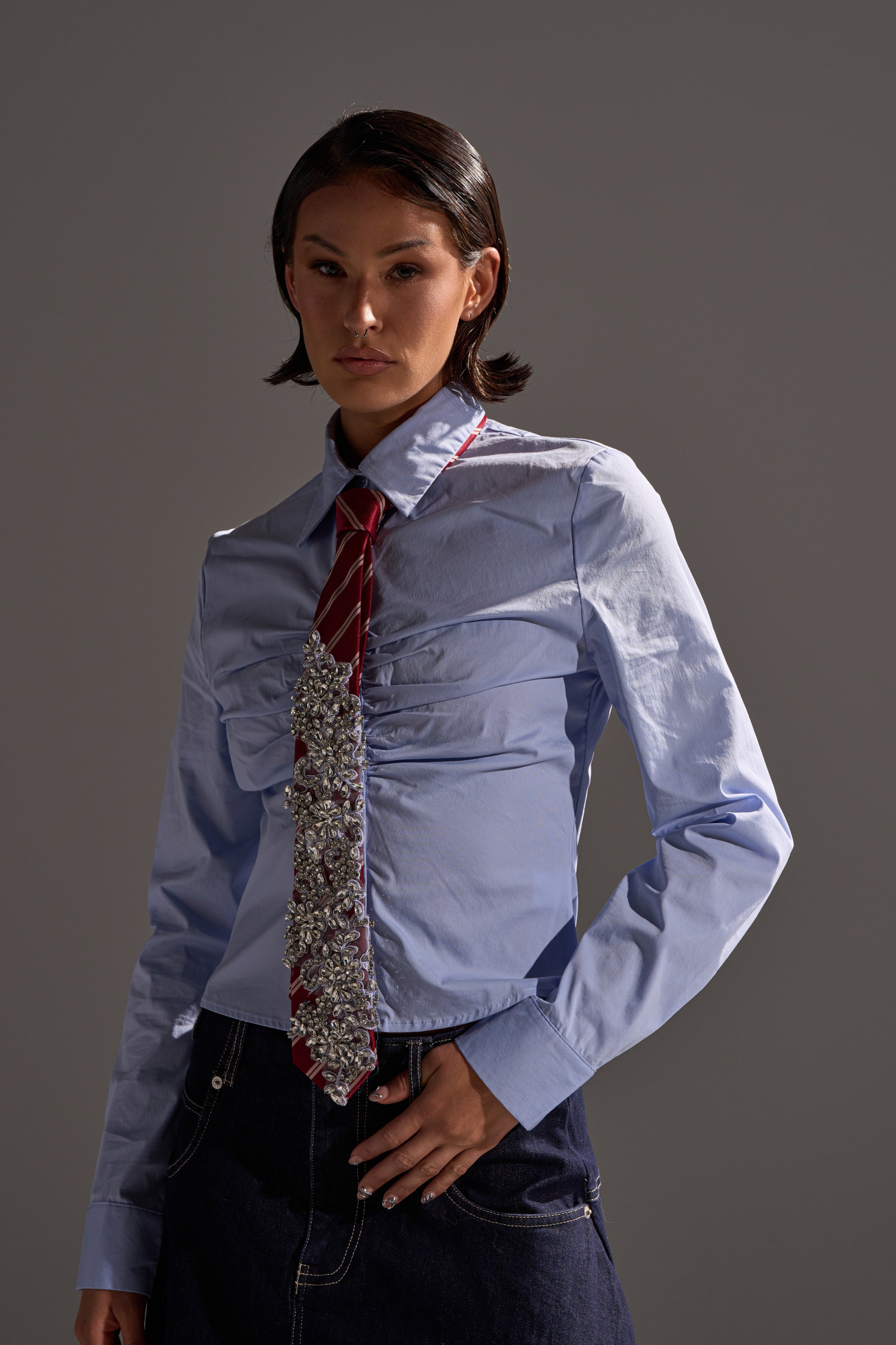 NOT YOUR TYPICAL TIE IN RED