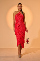 GIVE IT TO ME BABY SATIN MAXI DRESS