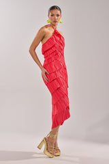 GIVE IT TO ME BABY SATIN MAXI DRESS