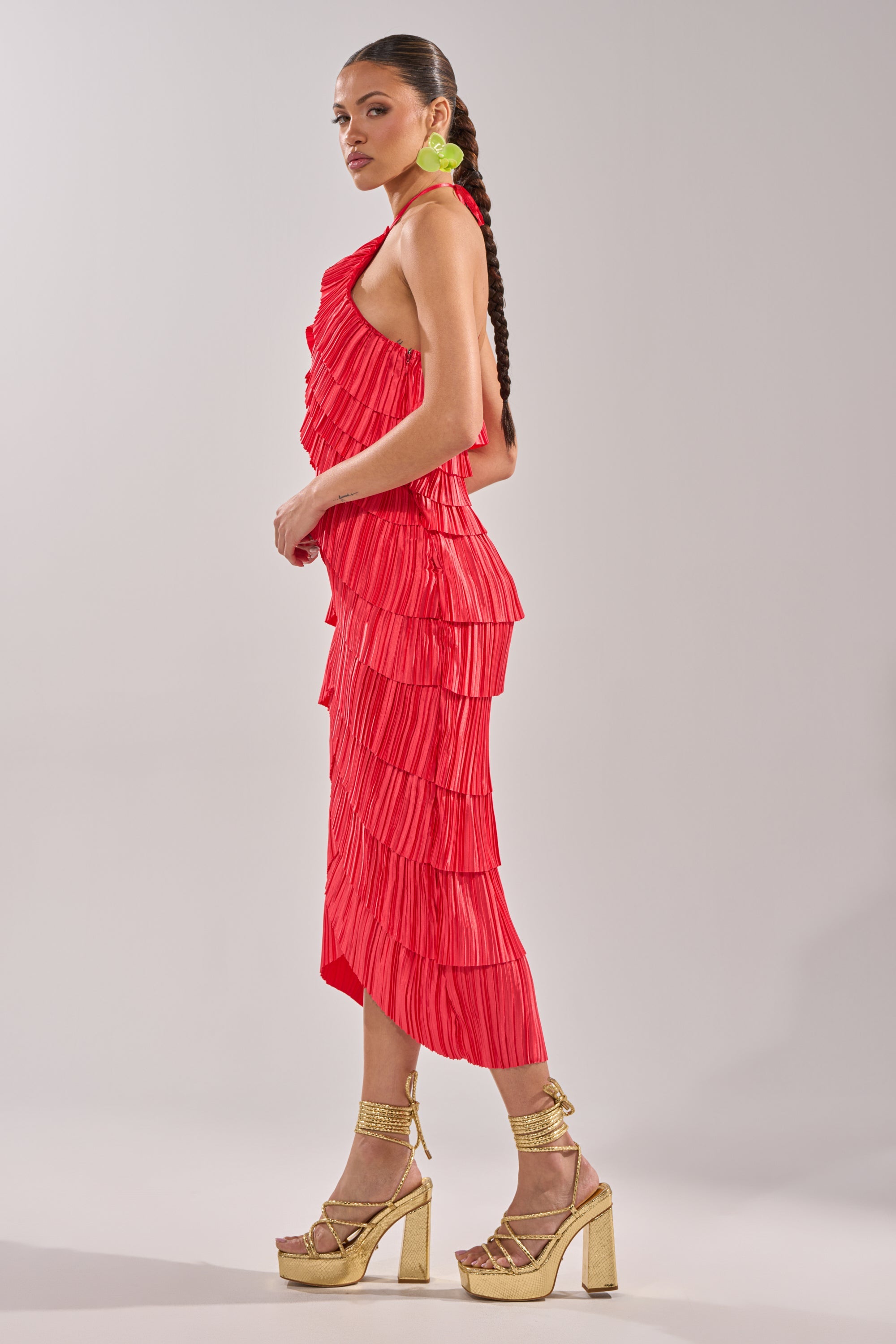 GIVE IT TO ME BABY SATIN MAXI DRESS