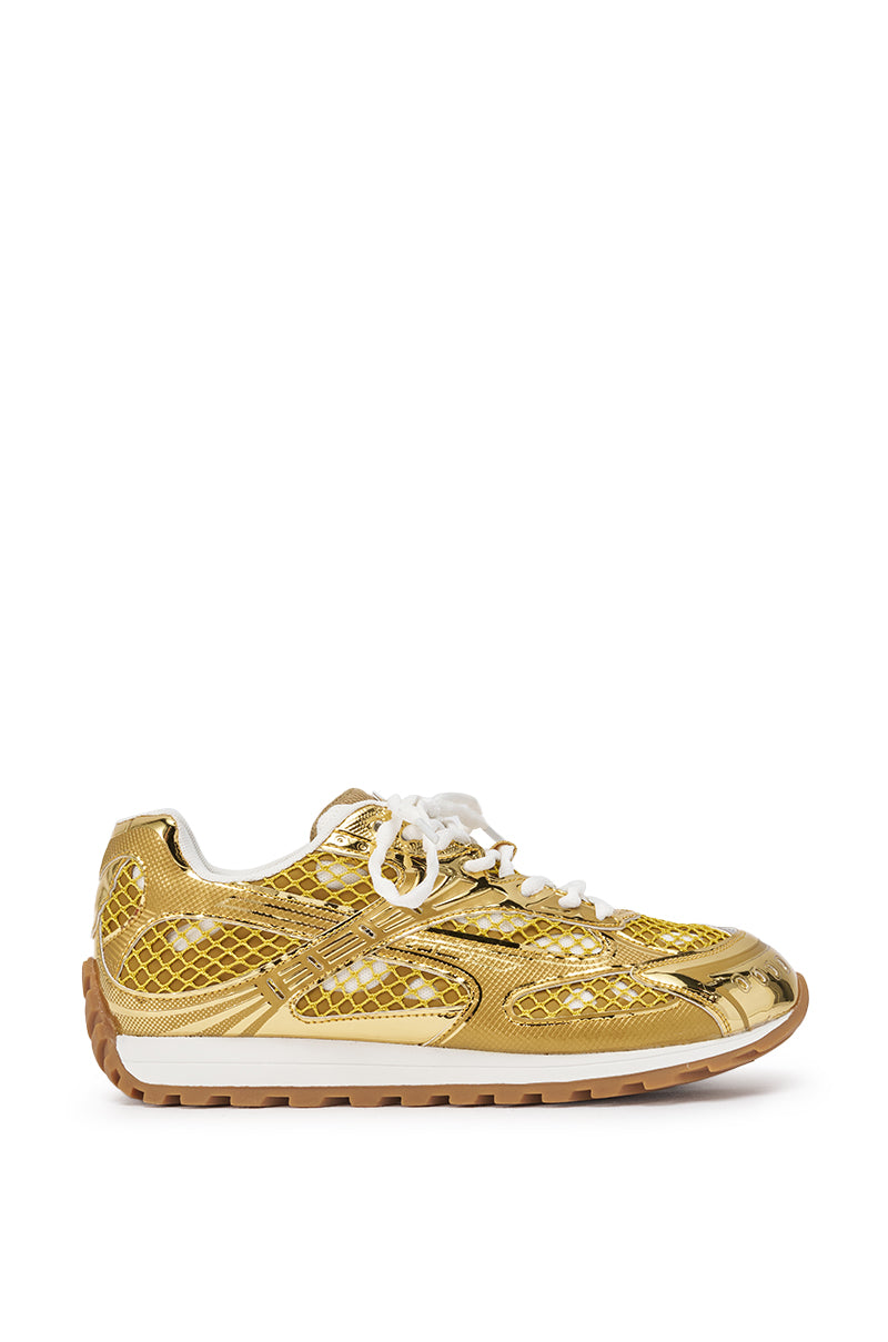 AKIRA GOLD LENIYA GOLD SNEAKER