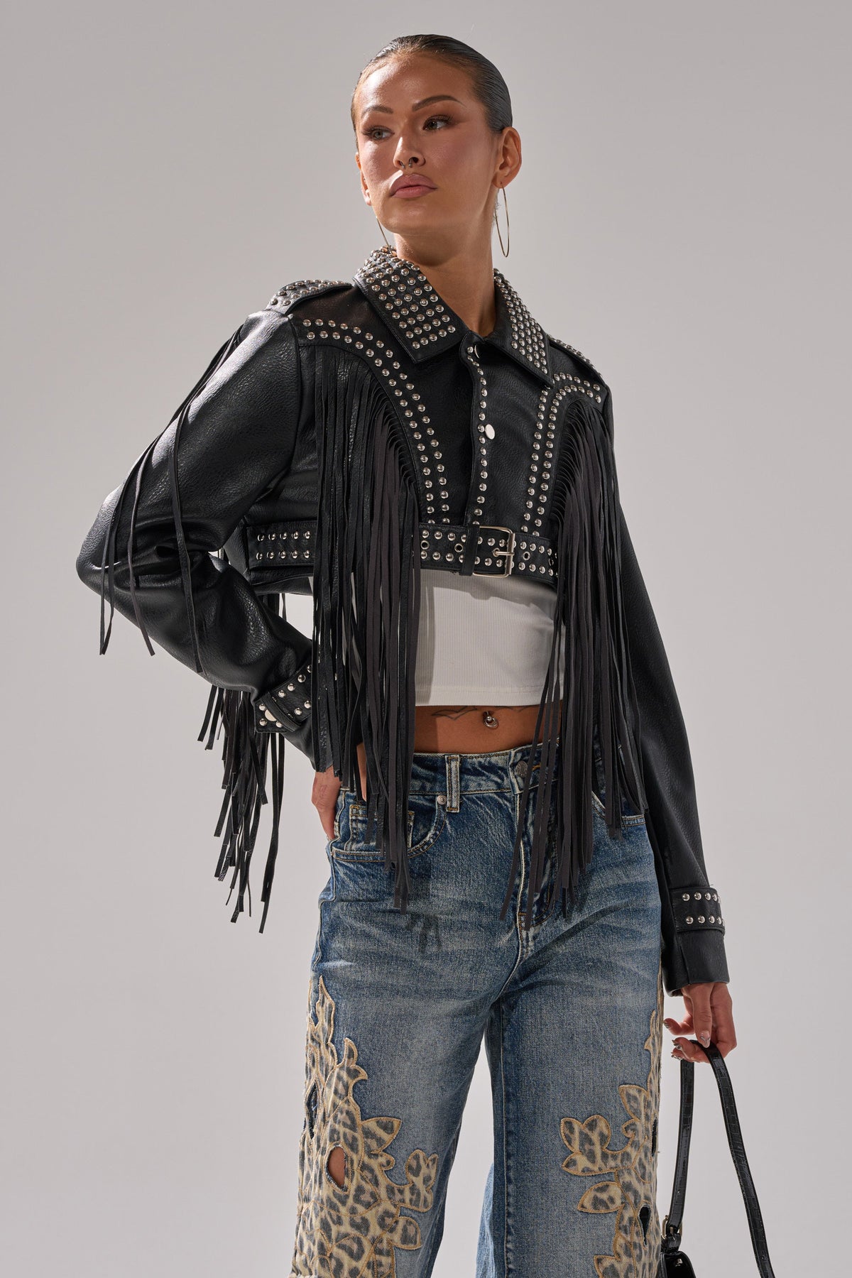 RUMI CROPPED MOTO