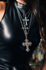 CROSS MY HEART NECKLACE