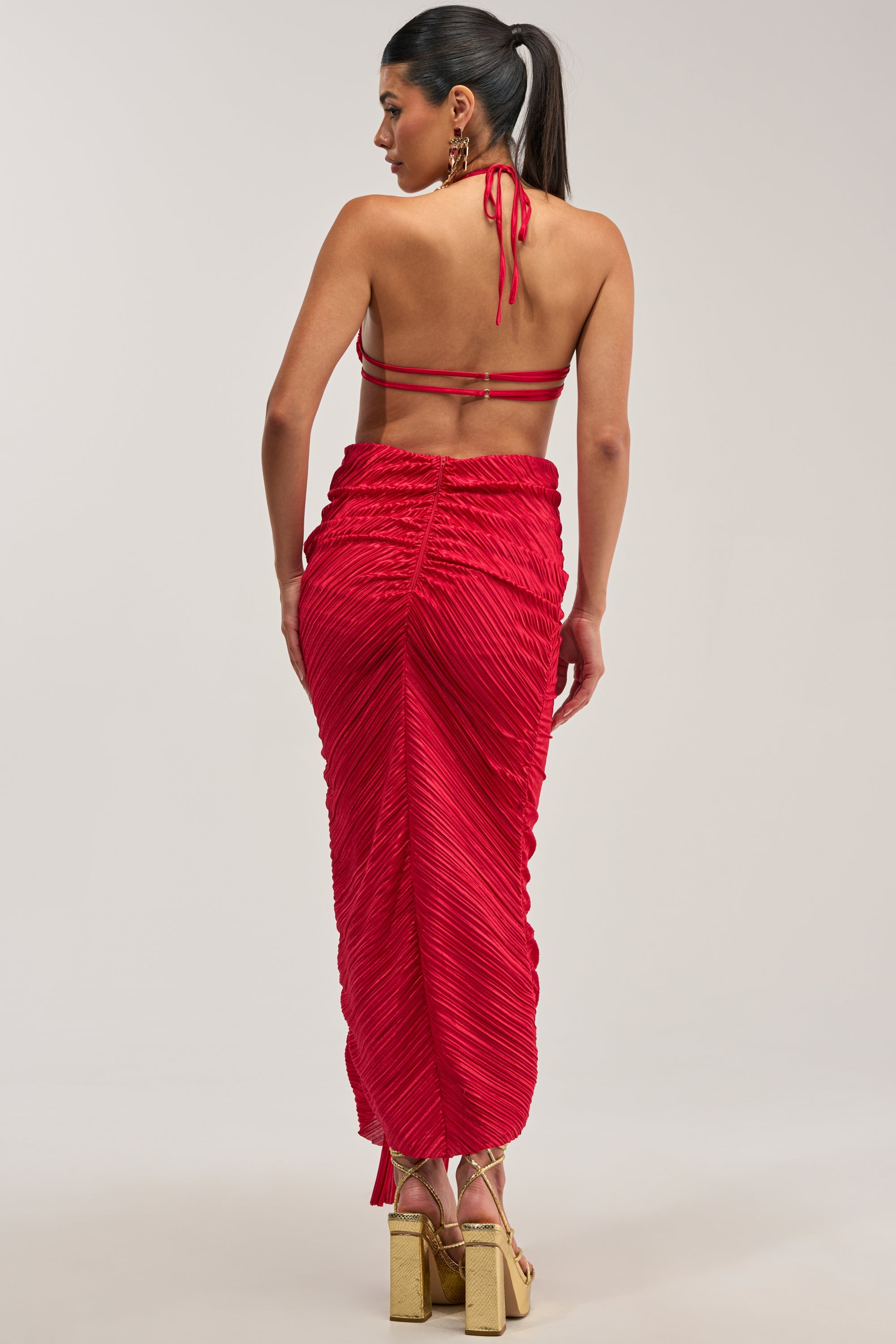 TOO CUTE TO ARGUE SLINKY MAXI DRESS