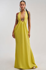 BORN TO SHINE SWOOP MAXI DRESS