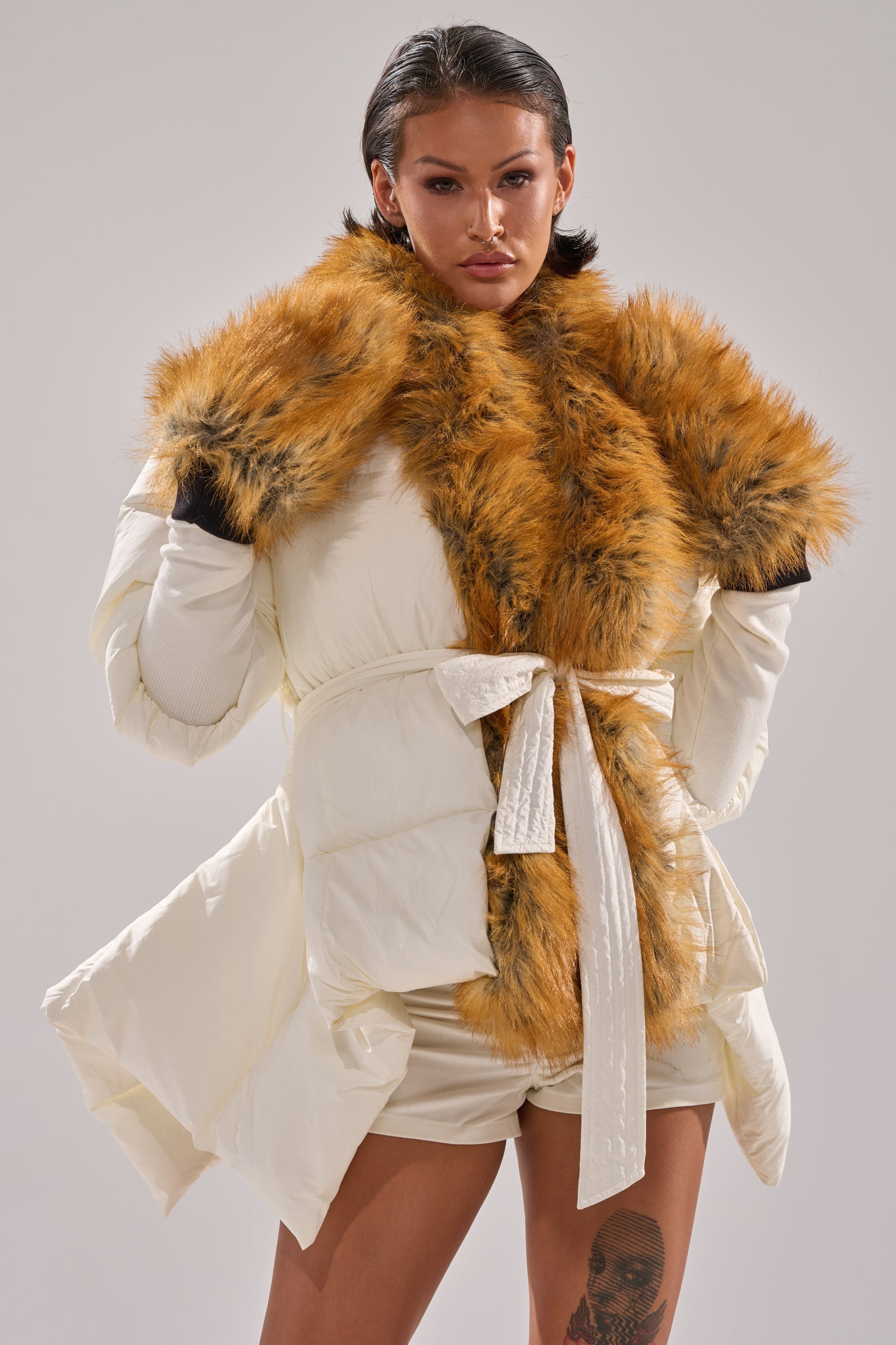 REALLY LIKE THAT FAUX FUR MITTENS