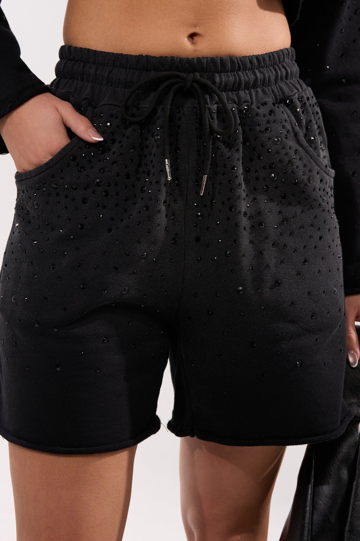 SPARKLE AND SHINE MINERAL WASHED SHORTS